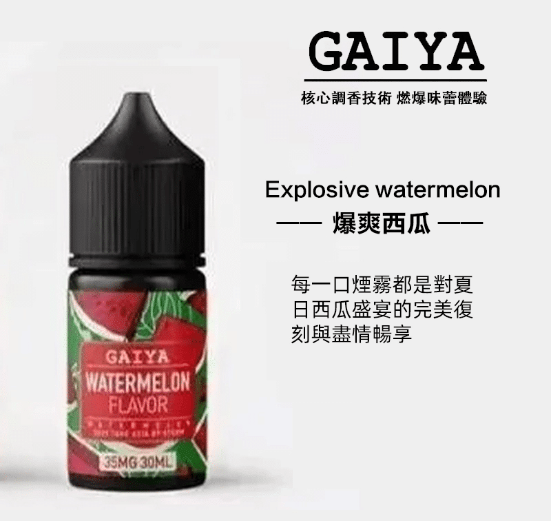 GAIYA蓋亞電子煙油 | 小煙煙油 30ML/35MG 買五送一
